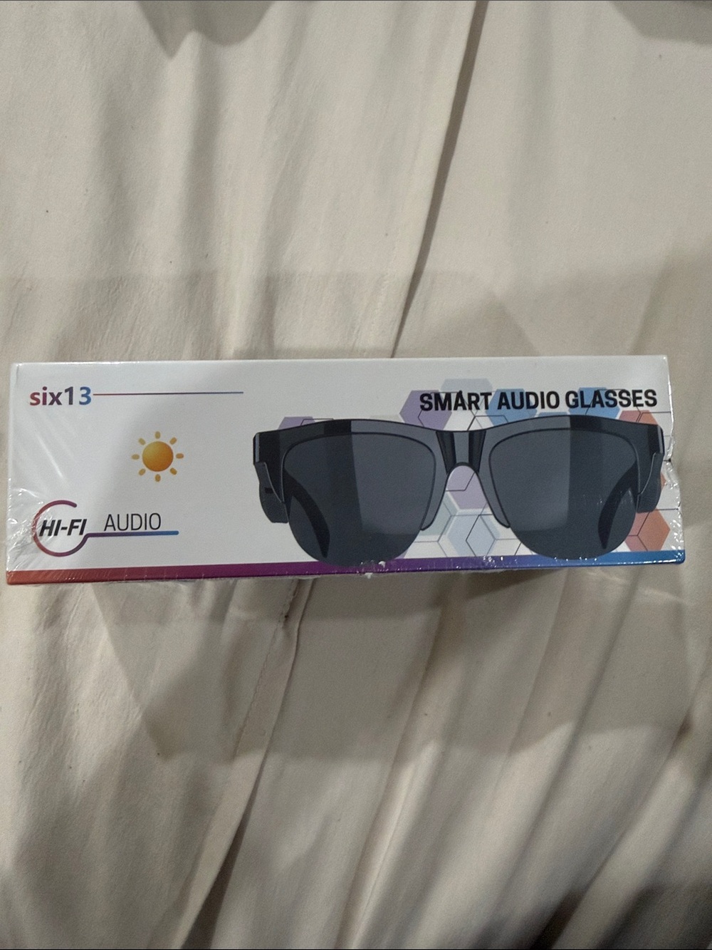 Smart Audio Glasses - Black Sunglasses with Hi-Fi Audio